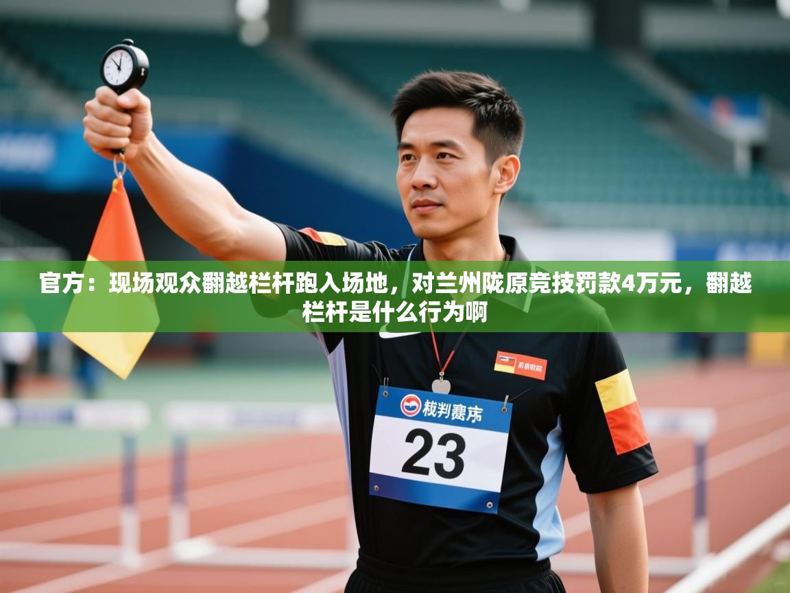 官方：现场观众翻越栏杆跑入场地，对兰州陇原竞技罚款4万元，翻越栏杆是什么行为啊  第2张